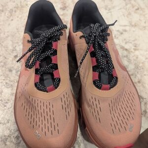 ON Running Pink and Black Sneakers